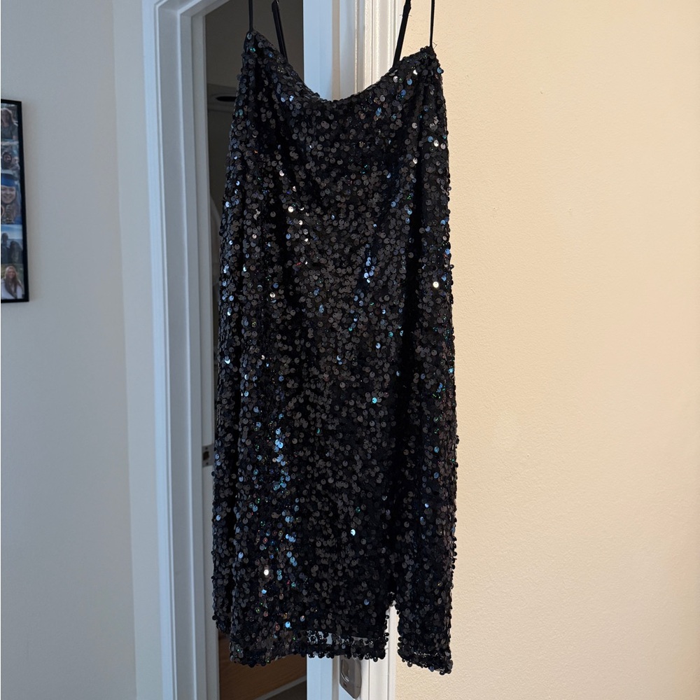 Wild Fable Black Sequin Dress